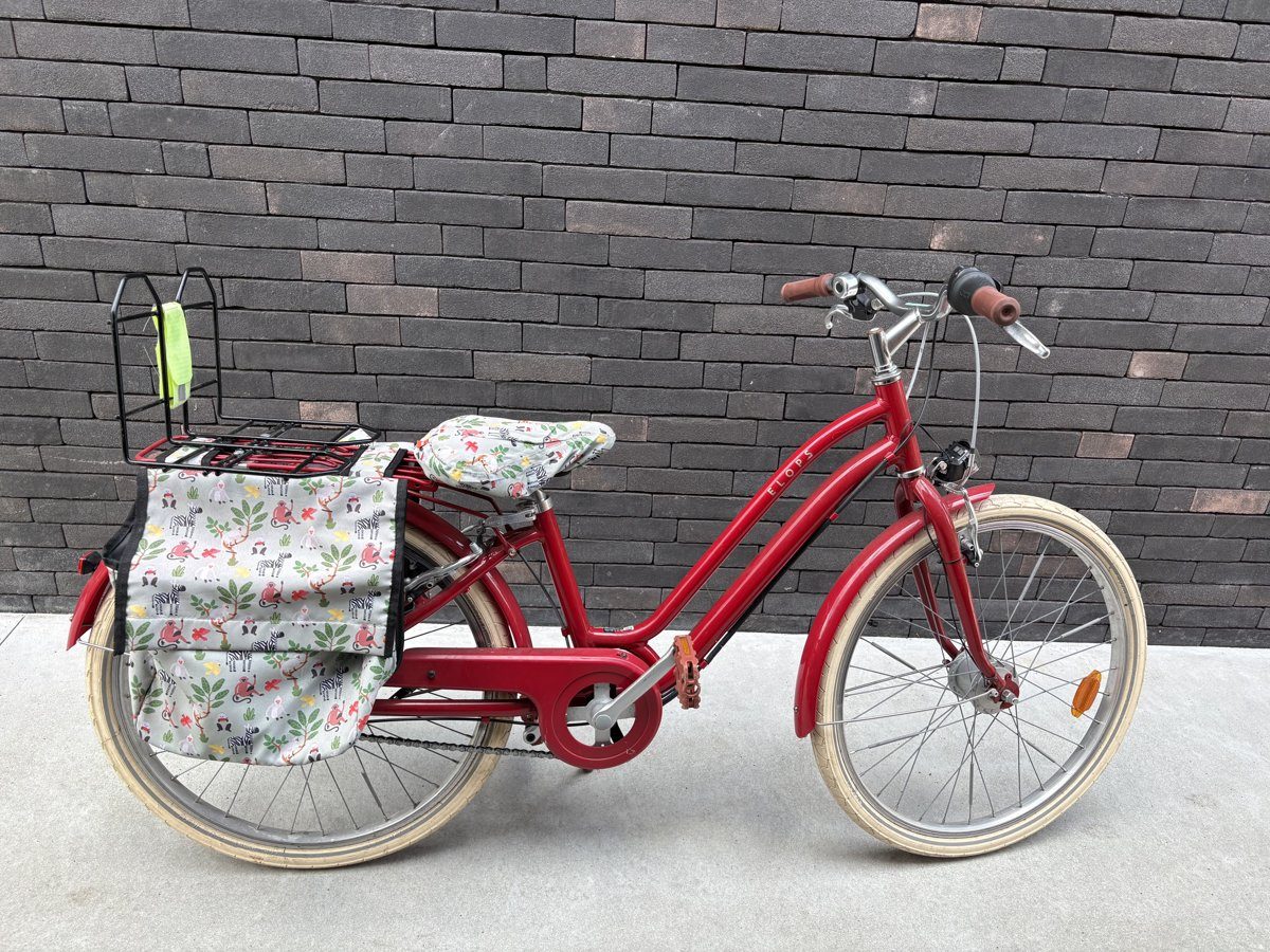 ELOPS Stadsfiets kinderen (Rood)
