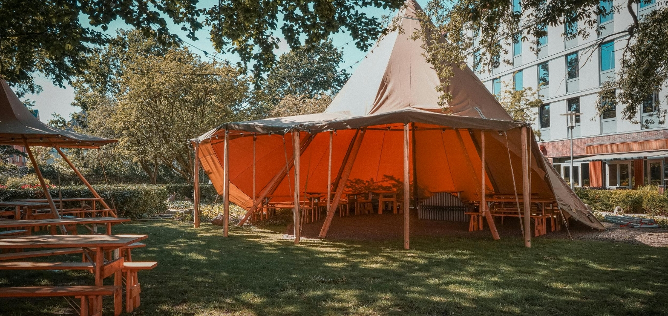 Decorative hero background